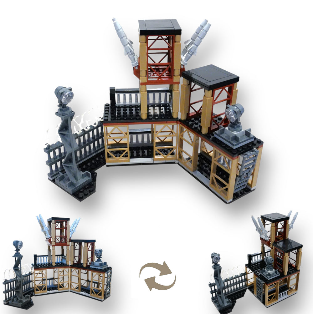 Military Base Army Building Blocks Set armors and headpieces for realistic minifig gear