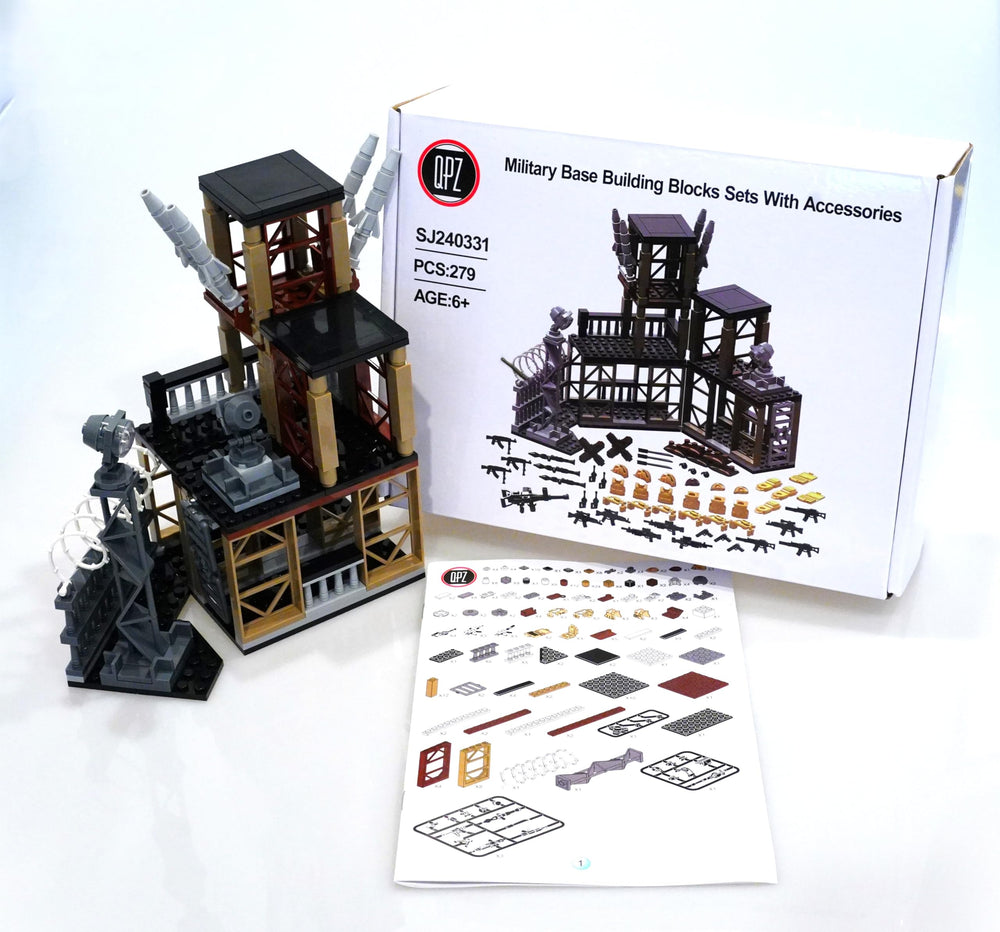 Military Base Army Building Blocks Set step by step assembly guide