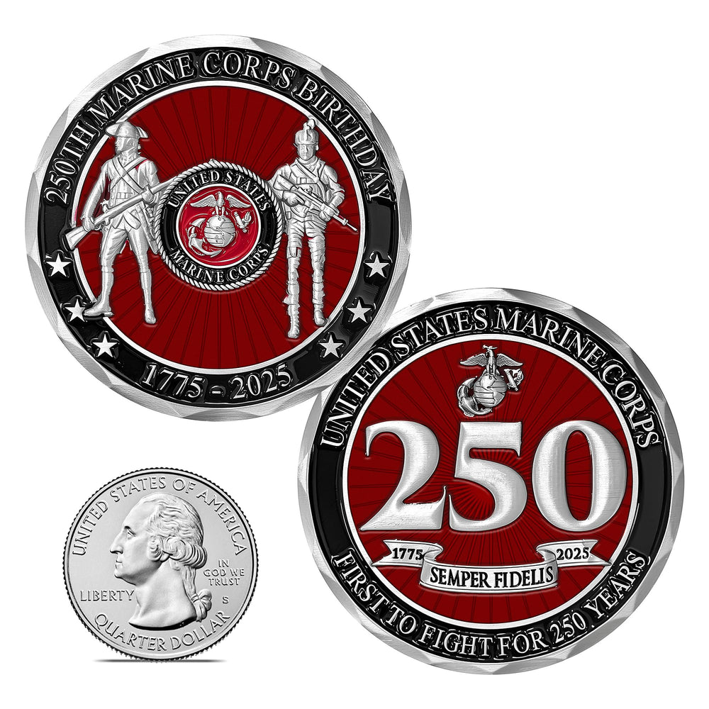 Military Gift Shop USMC 250th gift-ready keepsake for Marines and families.