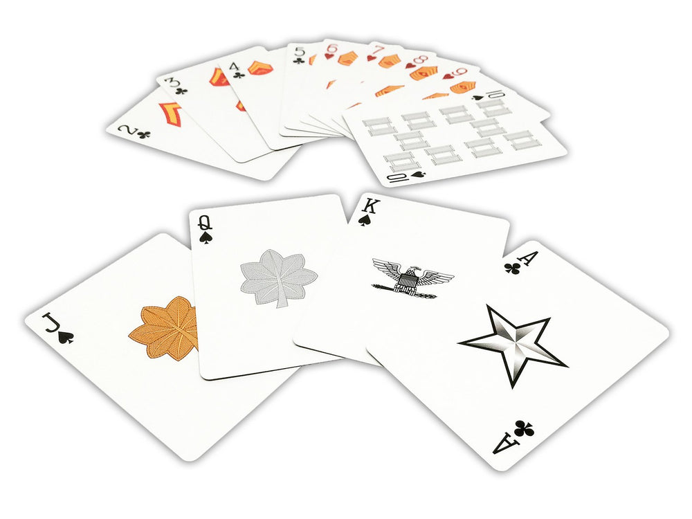 USMC playing cards by Military Gift Shop suit poker and bridge with Marine pride.