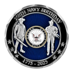 Military Gift Shop USN 250th coin ideal navy gift for service members