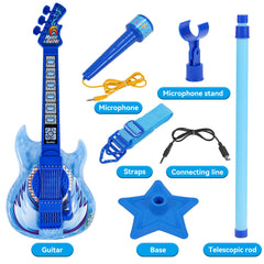 Sturdy strap for easy carrying during pretend gigs and family play