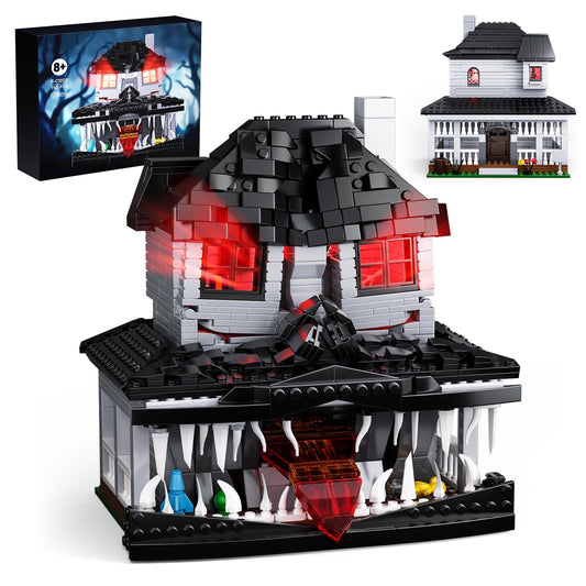 Millionspring Monster House front view for Halloween display
