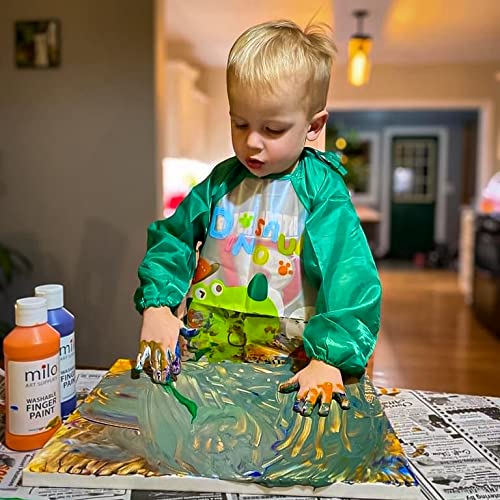 Milo washable paint on paper and poster surfaces for kids.