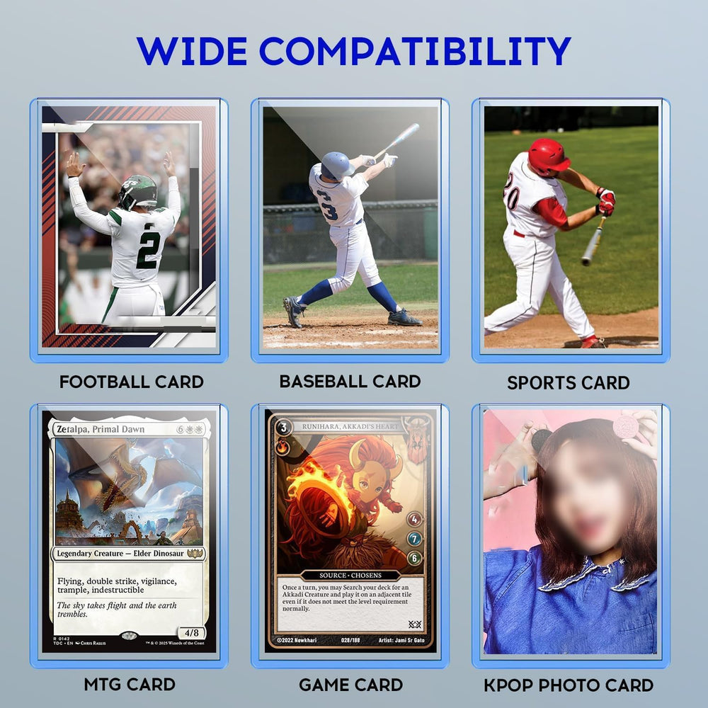 MILTNK sleeves fit MTG, PKM, Yu-Gi-Oh and more.