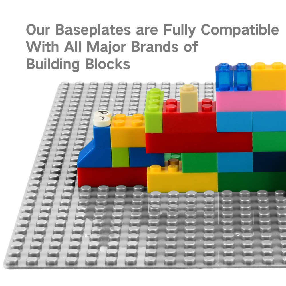 MIMAX play-ready baseplates provide a 10x10 surface for modular layouts