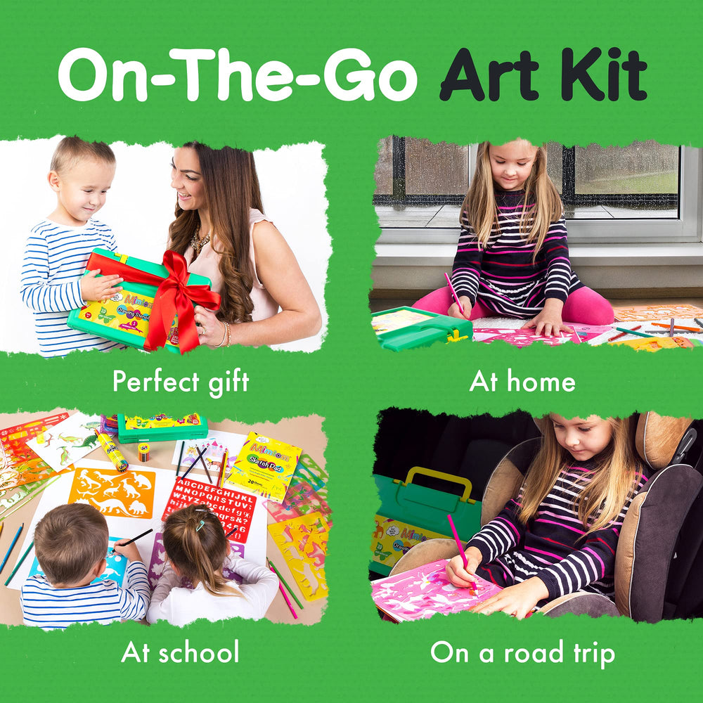 Mimtom sticker sheets inspire finished art projects and classroom décor.