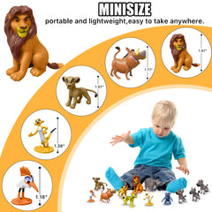 Minaso animal figures featuring varied expressions enhance imaginative playtime.