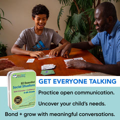 Mind Brain Emotion 52 Essential Social Situations portable tin makes learning on the go.