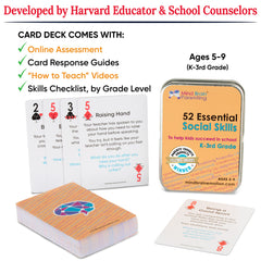 Mind Brain Emotion card deck sample to support interactive learning and discussion prompts