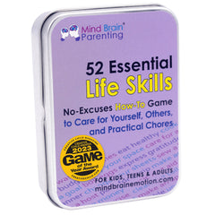 Mind Brain Emotion life skills cards pack for family learning and growth.