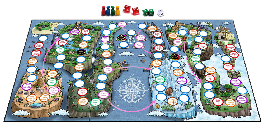 Mind Inventions Mathemagical World Zombie Island features vibrant themes for math learning during play.