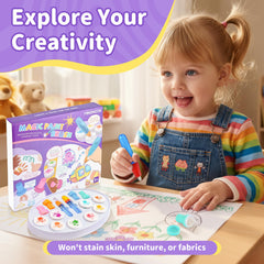 MINDNOOK Fingerprint painting pieces invite tactile, expressive exploration.