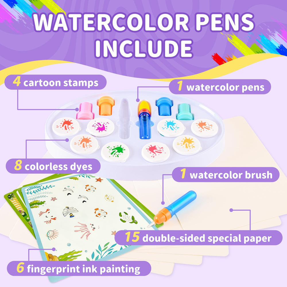 MINDNOOK Eight pigments deliver bright colors for quick experiments.