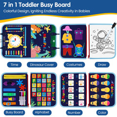 MindPal Busy Board buttons support hand-eye coordination through interactive fastening