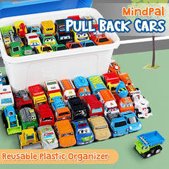 MindPal party decorations with playful toy cars for celebrations