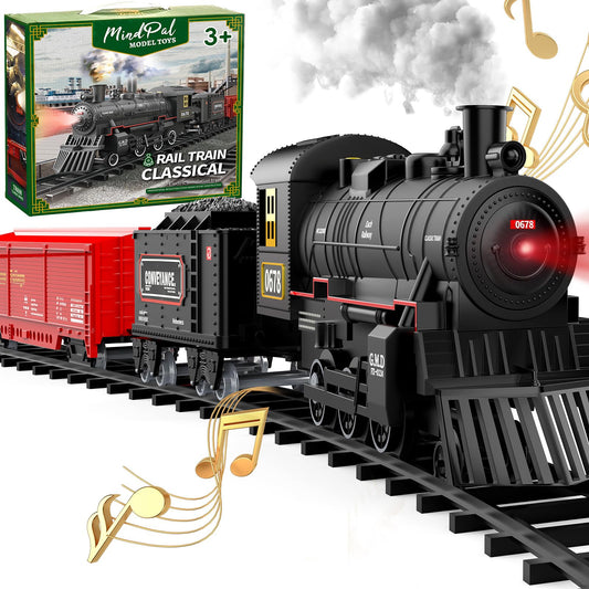 MindPal locomotive with lights for immersive railway adventures