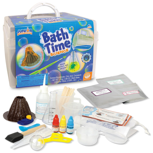 MindWare Bath Time Science kit cover invites curiosity and hands-on learning.
