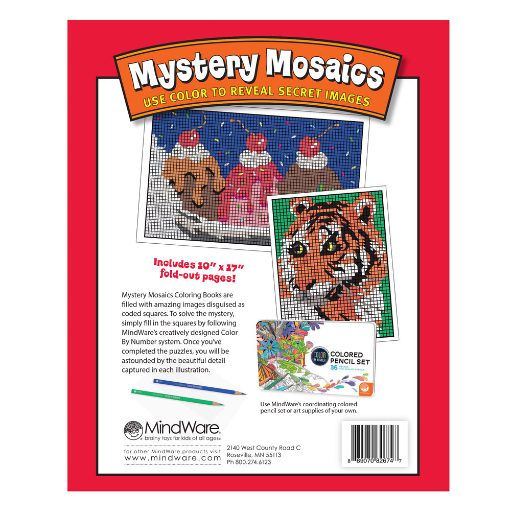 MindWare mosaic page 4 offers relaxing, screen-free activity