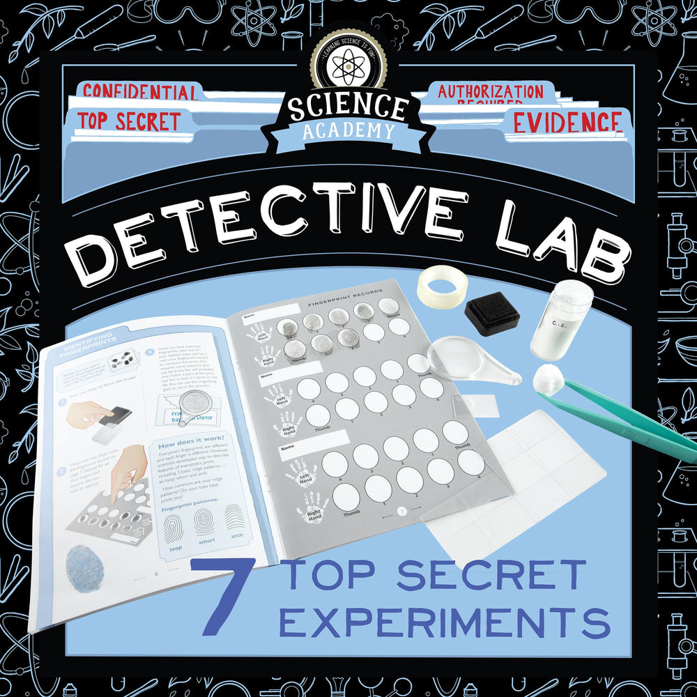 MindWare Detective Lab: fingerprint-lift-and-compare activity to boost observation and early scientific thinking.