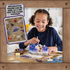 MindWare Dig It Up chiseling tools enable safe, satisfying gemstone reveals.