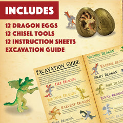 MindWare Dig It Up! Dragon Eggs guidebook offers myth facts and activity ideas.