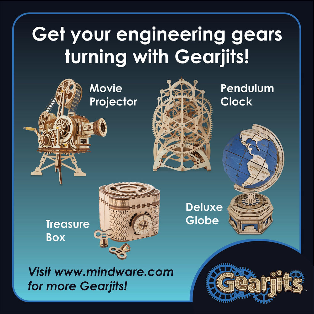 MindWare Gearjits illustrated instructions guide a smooth building experience.