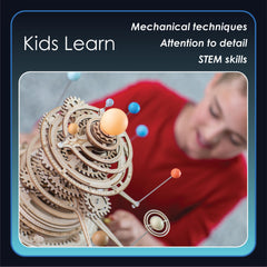 MindWare Gearjits nuts and washers ensure smooth orbit mechanics.