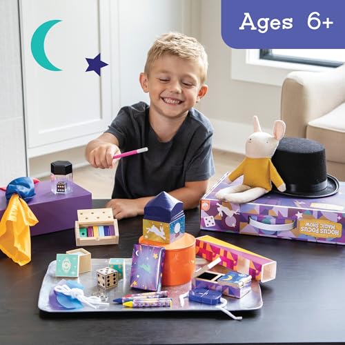MindWare Hocus Pocus family show with kids watching and smiling