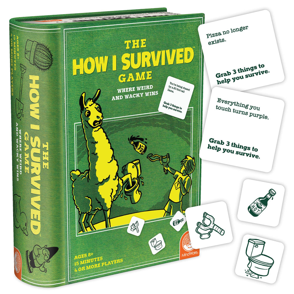 MindWare How I Survived card game pack shot for family fun and imagination.