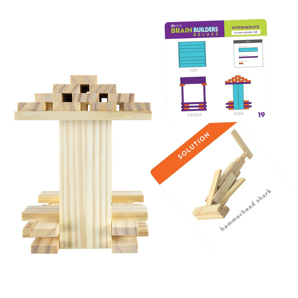 MindWare KEVA Brain Builders Deluxe kid-friendly challenge promotes logical thinking