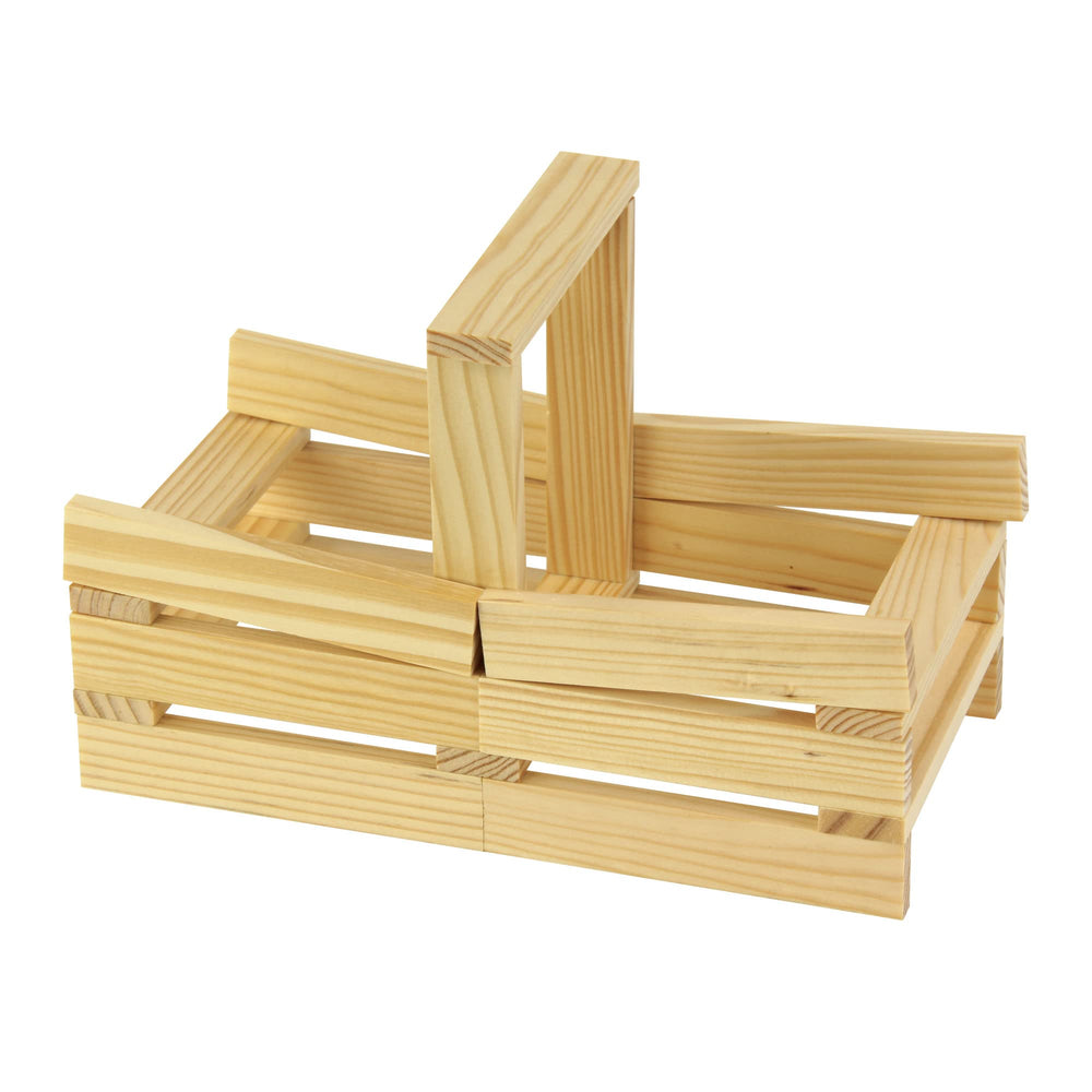 MindWare KEVA Junior bridge design demonstrates balance and structural thinking.