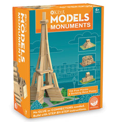 MindWare KEVA Monuments Eiffel Tower close-up for hands-on learning