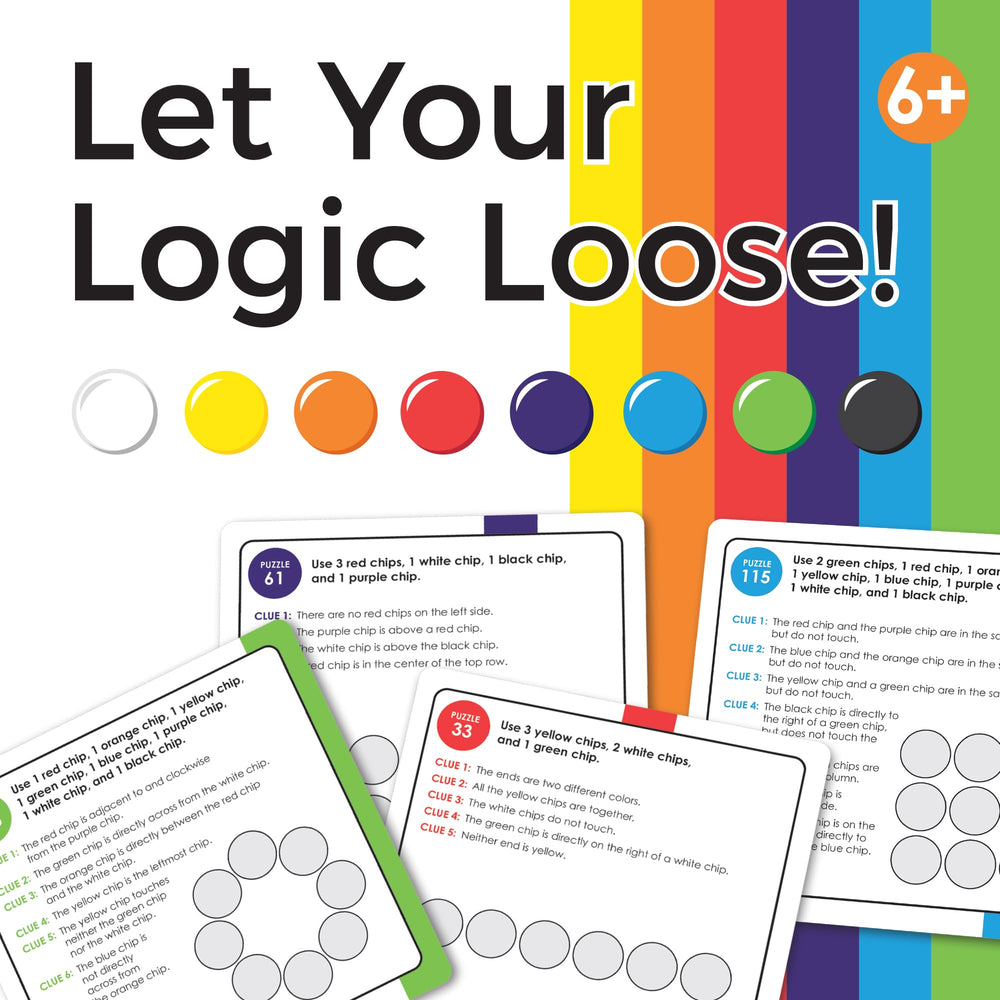 MindWare Logic Links clue cards guide sideways thinking and deduction.