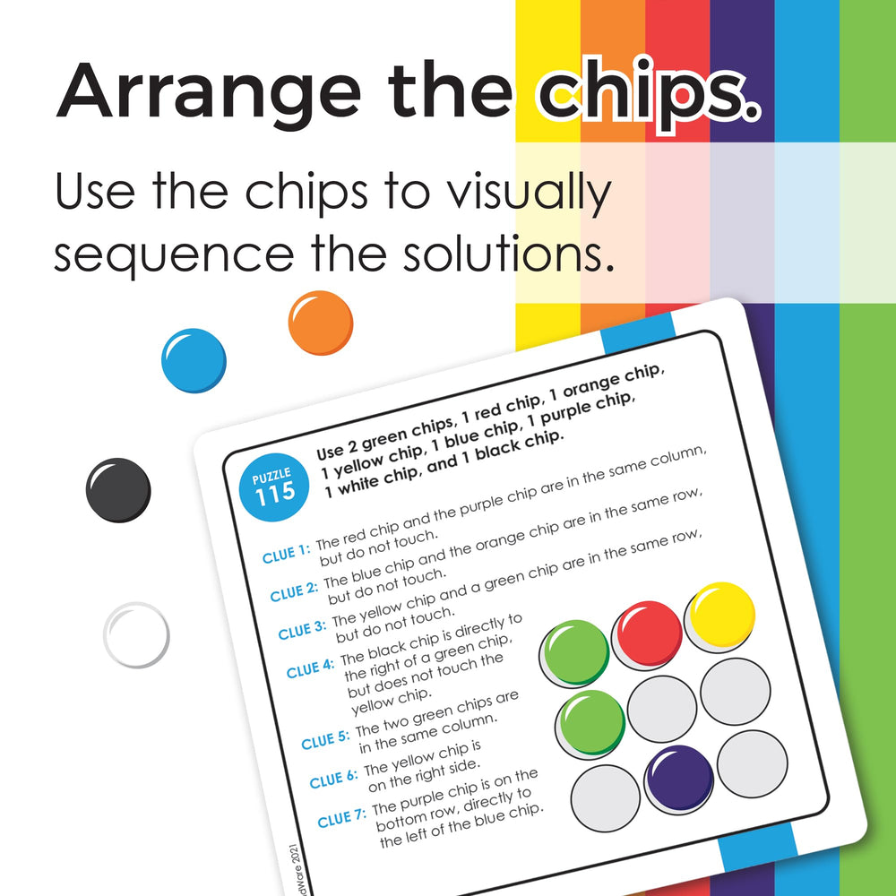 MindWare Logic Links solver focused on a solo brain teaser.