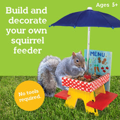 MindWare MYO Squirrel Feeder Kit paint pots add color to outdoor crafts