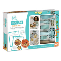 MindWare Playful Chef Master Series kit cover showcases kid-friendly design for creative cooking.