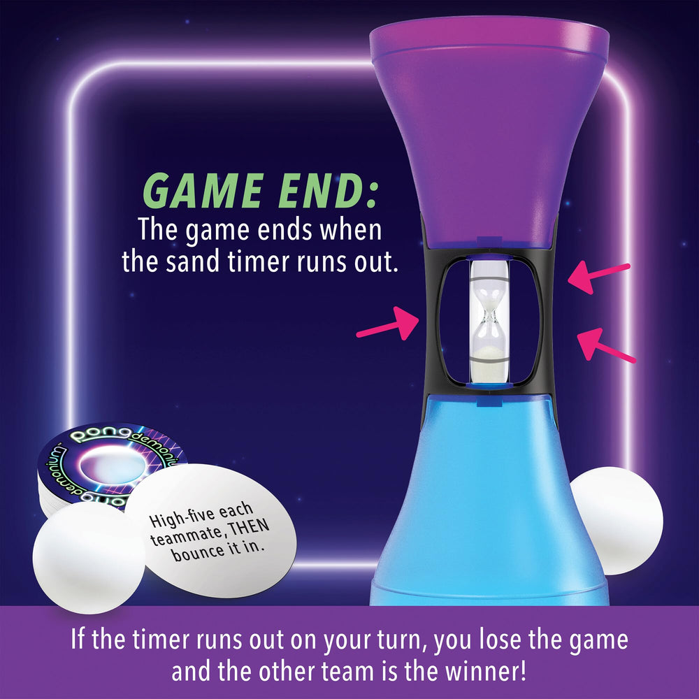MindWare Pongdemonium dexterity play with players moving and reaching