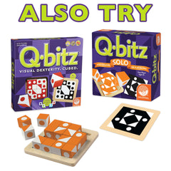 MindWare Q-bitz Jr. family room setup for a game night
