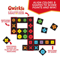 MindWare Qwirkle color-blind drawstring bag for tiles and travel