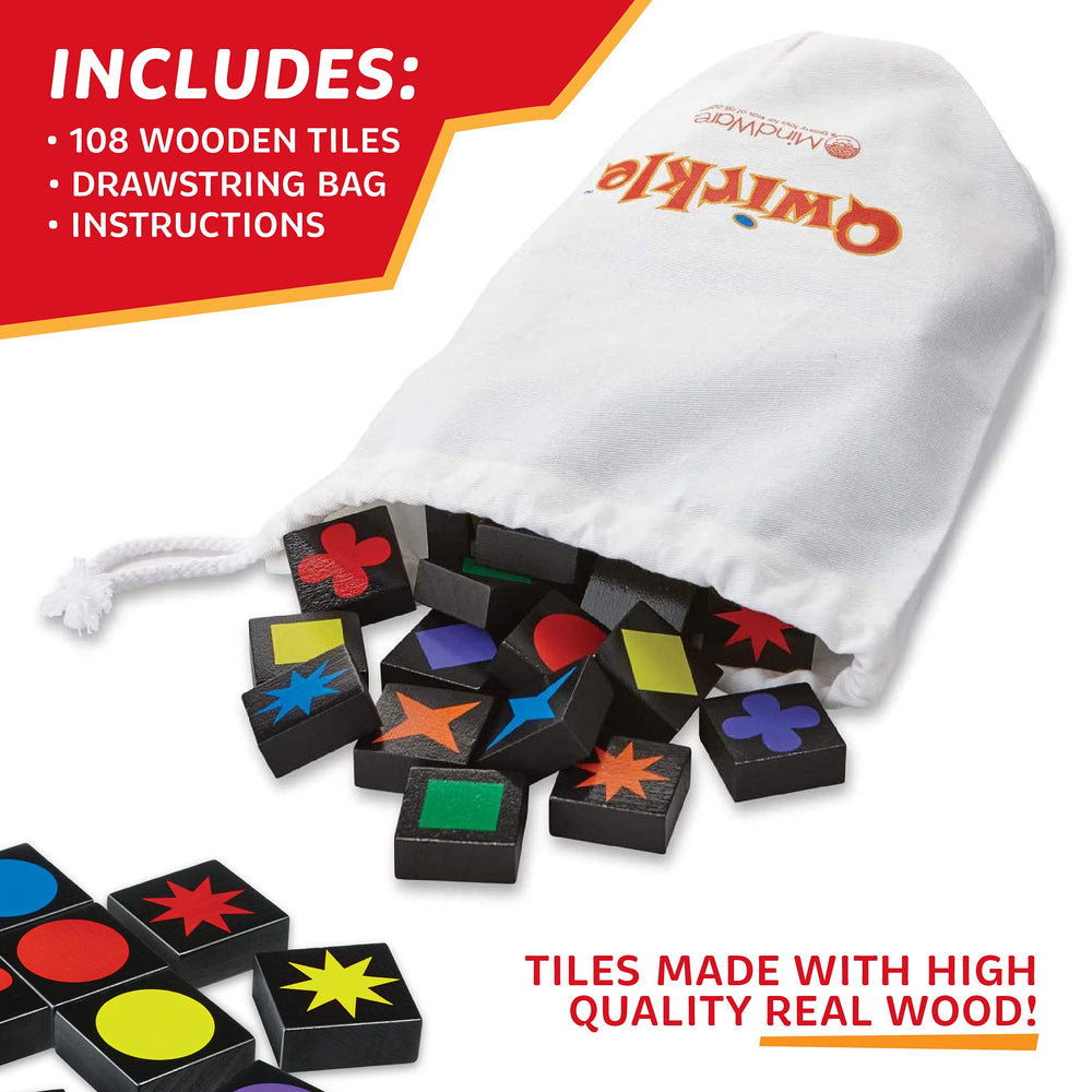 MindWare Qwirkle rule book with simple instructions for all ages.