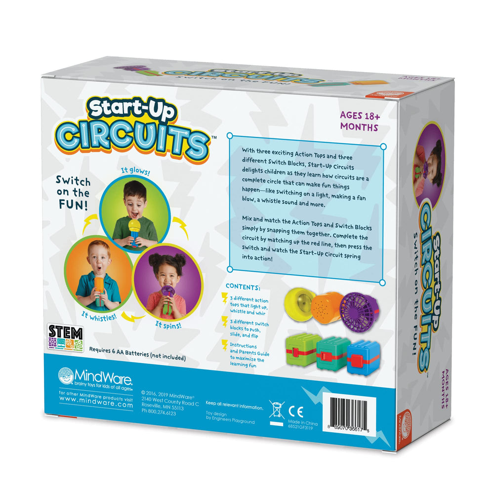 MindWare Start-Up Circuits instruction guide helps parents and kids start quickly.