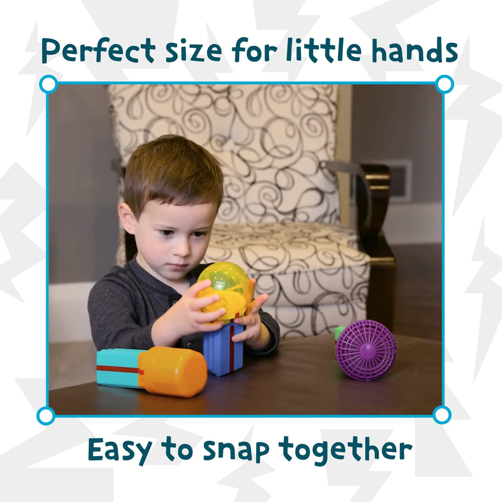 MindWare Start-Up Circuits interchangeable-pieces encourage endless experimentation and learning.