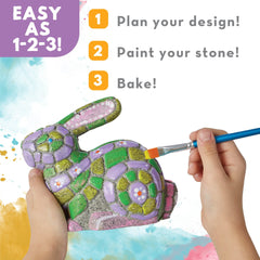 MindWare weather-resistant stone ready after baking for outdoors