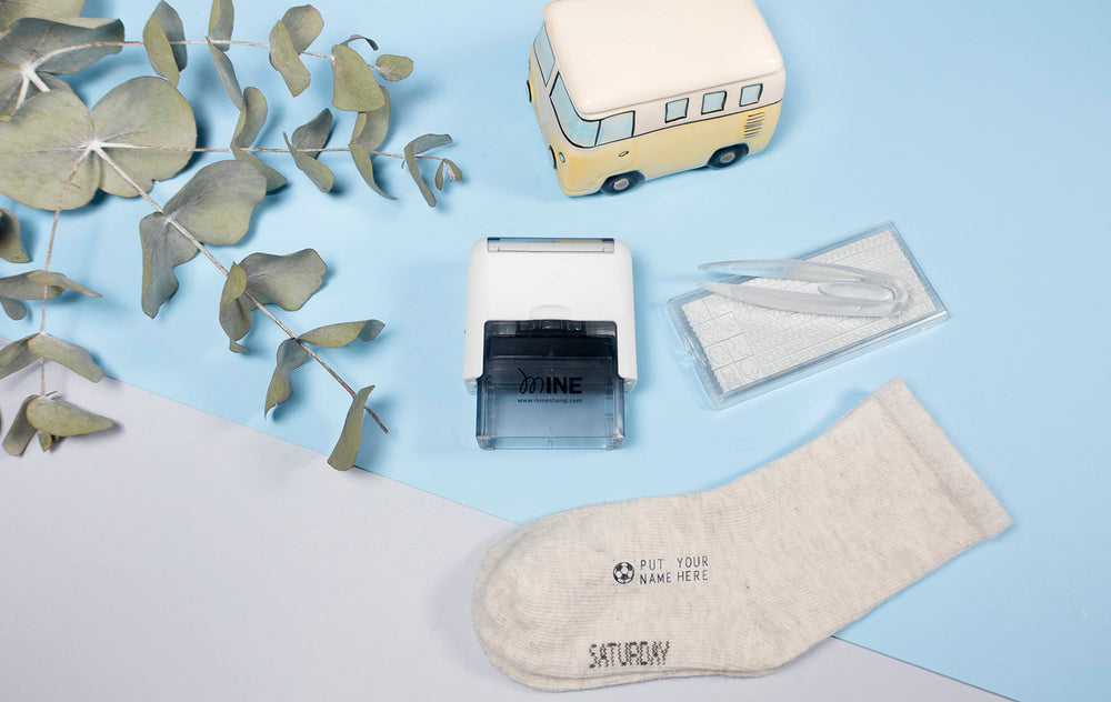 The MINE Stamp Compact packaging demonstrates a ready-to-use setup.