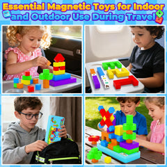Non-toxic ABS material with rounded edges ensures safe play