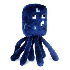 Minecraft Squid Plush front view, soft and cuddly Minecraft collectible for fans.