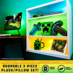 Minecraft Axe plush in action pose, great for game-inspired role play