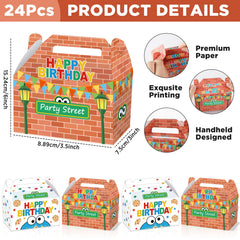 MinFyberd street friends design box with cartoon characters for playful packaging