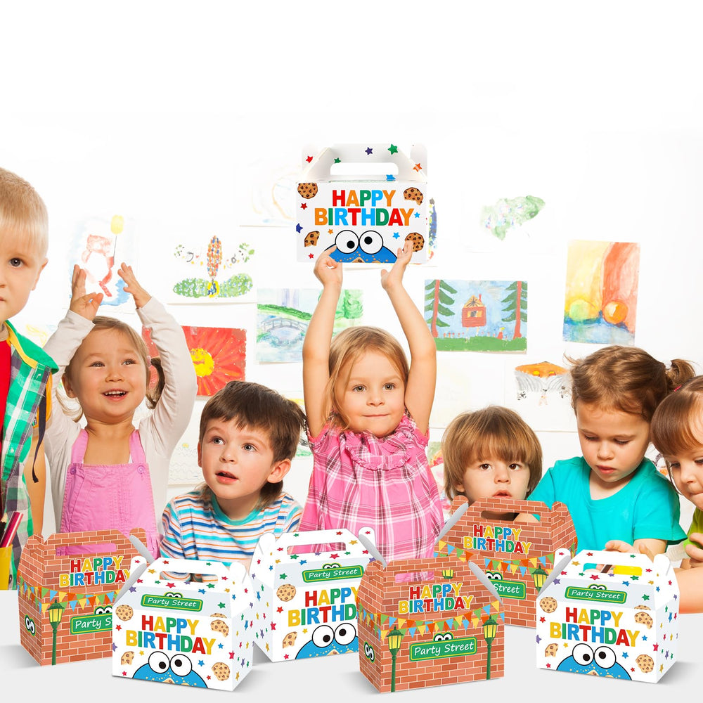 MinFyberd colorful gift boxes enhance party decor and take-home memories